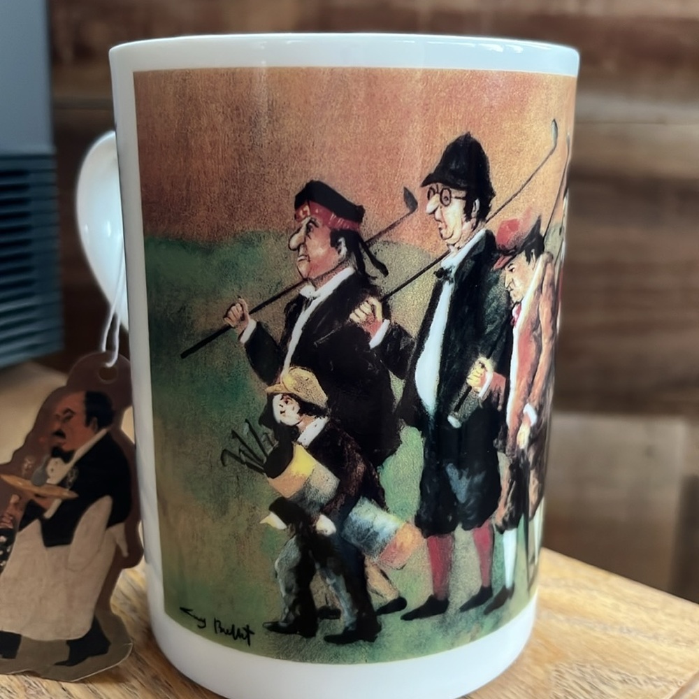 GUY BUFFET Golf Scene Mug - Picture 3 of 7